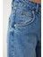 Yıkamalı Geniş Paça Jean 5