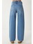 Yıkamalı Geniş Paça Jean 6