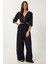 Keten Crop Bluz Pantolon Takım 3