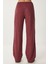 Yumoş Bol Örme Pantolon LUB0063 BORDO 5