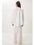 Oversize Müslin Gömlek Pantolon Takım LSA0014 EKRU 8