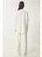 Şık Triko Kazak Pantolon Takım LMU0001 EKRU 8