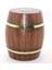 Pirinç Ahşap Fıçı Kumbara 18 cm WB536 - GMS5160-7650 1