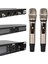 2 El Tipi Mikrofonlu 100+100 Kanal Antenli Uhf-Pll Kablosuz Telsiz Mikrofon (4 - GMS8668-2898 1