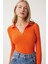 Polo Yaka Fitilli 2'li Paket Örme Bluz 6