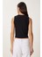 Dore Düğmeli Fitilli Örme Crop Bluz 4
