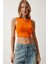 Halter Yaka Crop Örme Bluz 2