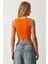 Halter Yaka Crop Örme Bluz 4