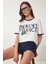 Baskılı Pamuklu Örme T-Shirt 1