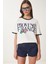 Baskılı Pamuklu Örme T-Shirt 2