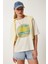 Baskılı Pamuklu Örme T-Shirt 1