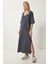 Oversize Basic Yazlık Esnek Örme Elbise 1