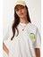 Limon Baskılı Pamuklu Örme T-Shirt 5