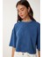 Taş Detaylı Yıkamalı Pamuklu Örme T-Shirt 2