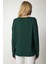 V Yaka Triko Bluz LUB0047 ZÜMRÜT YEŞİLİ 5
