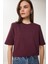 Vatkalı İnterlok Tshirt LUS0085 MÜRDÜM 2