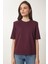 Vatkalı İnterlok Tshirt LUS0085 MÜRDÜM 4