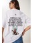 Ayıcık Baskılı Pamuklu Örme T-Shirt 3