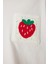 Çilekli Nakış Detaylı Pamuklu T-Shirt 5