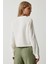 Hakim Yaka Premium Müslin Gömlek Bluz LRG0016 EKRU 5