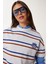 Çizgili Pamuklu Örme T-Shirt 1