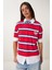 Çizgili Pamuklu Örme T-Shirt 1