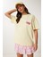 Kabartma Baskılı Örme T-Shirt 4