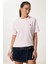 Kalp Nakışlı Pamuklu Örme T-Shirt 2