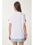 Kalp Dokulu Pamuklu Örme T-Shirt 6