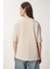 Nakışlı Pamuklu Oversize Örme T-Shirt 6