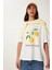 Limon Baskılı Pamuklu Örme T-Shirt 1