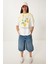 Limon Baskılı Pamuklu Örme T-Shirt 2
