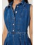 Mini Kloş Denim Elbise 5