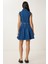 Mini Kloş Denim Elbise 6