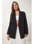 Vatkalı Dokuma Blazer Ceket 1