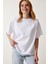 Basic Oversize 2'li Takım Örme T-Shirt Siyah Beyaz LHW0007 4