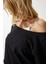 Kayık Yaka Basic Crop 2'li Paket Örme T-Shirt 7