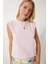 Vatkalı Pamuklu Örme T-Shirt 2