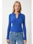 Polo Yaka Fitilli 2'li Paket Örme Bluz 6