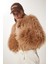Suni Kürk Ceket LFN0074 CAMEL 2