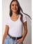 V Yaka Örme T-Shirt 5