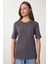2'li Paket Pamuklu Basic Örme T-Shirt 3