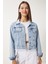 Püskül Detaylı Denim Ceket 1