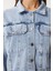 Püskül Detaylı Denim Ceket 4