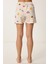 Desenli Şortlu Örme Pijama Takımı 4