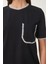 Kontrast Şertili Örme T-Shirt 3