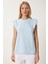 Vatkalı Pamuklu Örme T-Shirt 3
