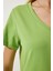 V Yaka Basic Örme T-Shirt 4