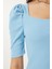 2'li Paket Kare Yaka Fitilli Crop Bluz 7