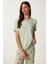 Ayıcık Desenli Örme Pijama Takımı 3